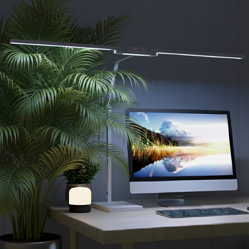 Brilagi - Lámpara de sobremesa táctil LED regulable VARIO LED/24W/230V 3000-6500K CRI 92 blanca