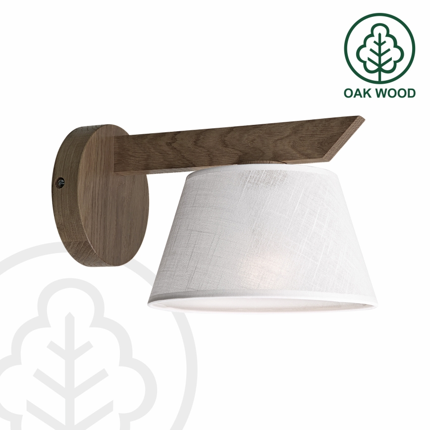 Brilagi - LED Lámpara de pared ANTHONY 1xE14/40W/230V roble nogal/blanco