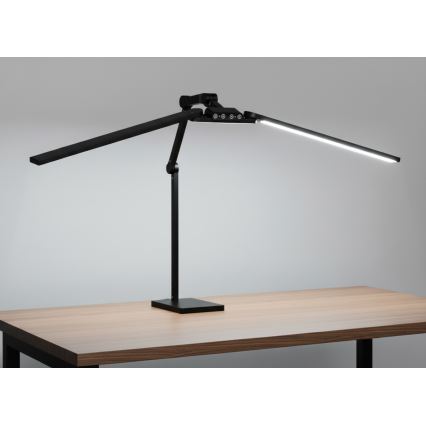 Brilagi - Lámpara de mesa LED regulable con control táctil VARIO LED/24W/230V 3000-6500K CRI 92 negra