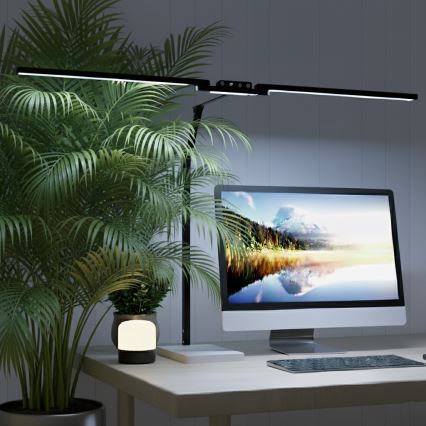 Brilagi - Lámpara de mesa LED regulable con control táctil VARIO LED/24W/230V 3000-6500K CRI 92 negra