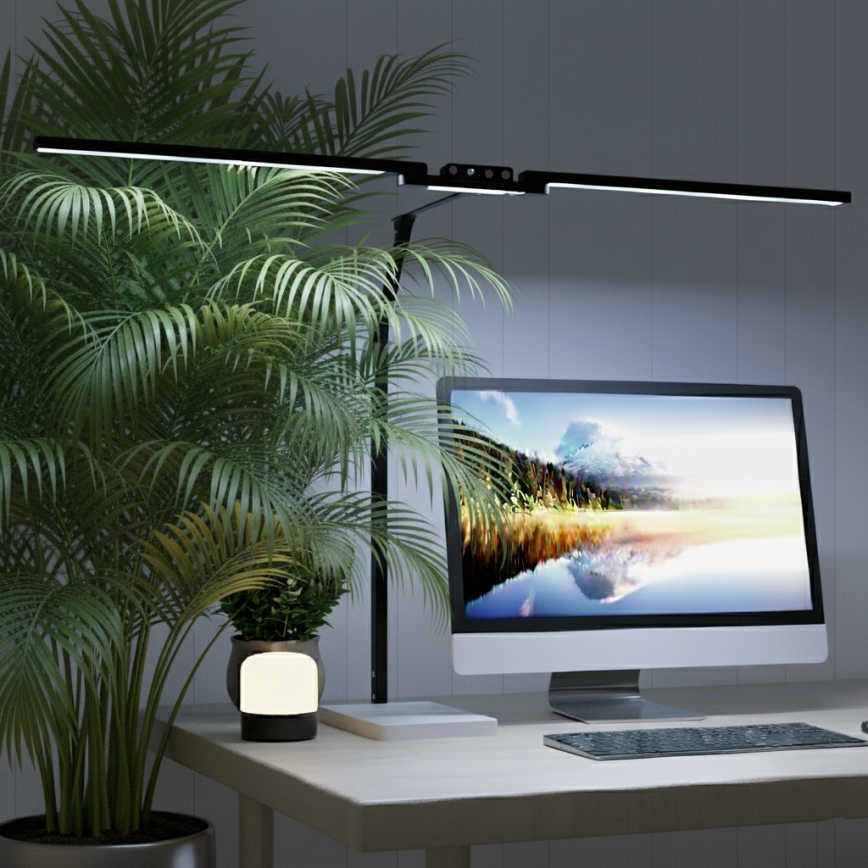 Brilagi - Lámpara de mesa LED regulable con control táctil VARIO LED/24W/230V 3000-6500K CRI 92 negra