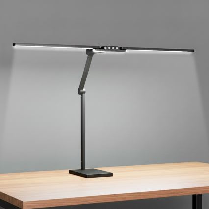 Brilagi - Lámpara de mesa LED regulable con control táctil VARIO LED/24W/230V 3000-6500K CRI 92 negra