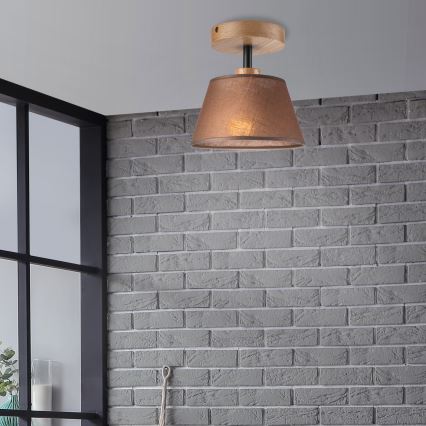 Brilagi - LED  Lámpara de techo ANTHONY 1xE14/60W/230V roble/marrón