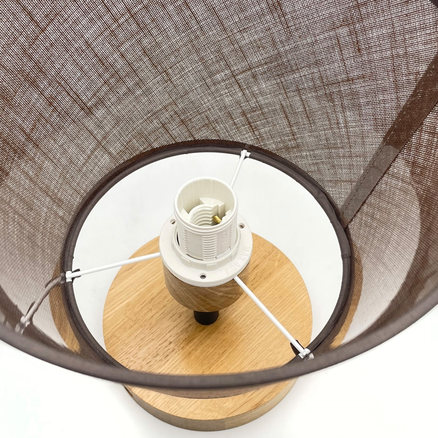 Brilagi - LED  Lámpara de techo ANTHONY 1xE14/60W/230V roble/marrón