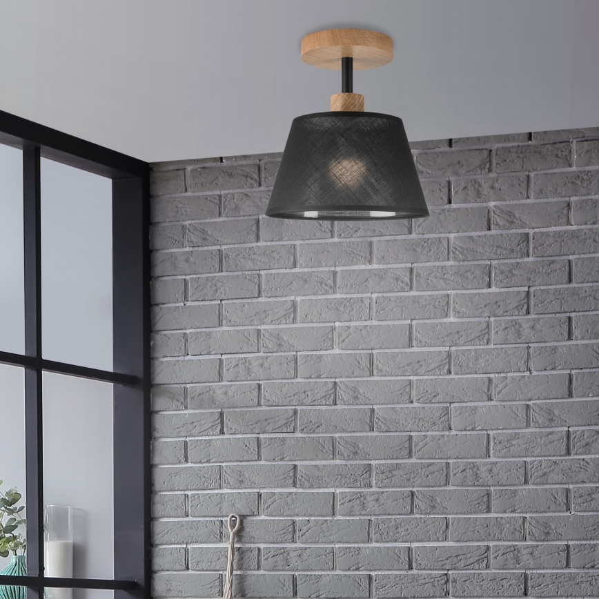 Brilagi - LED  Lámpara de techo ANTHONY 1xE14/60W/230V roble/negro