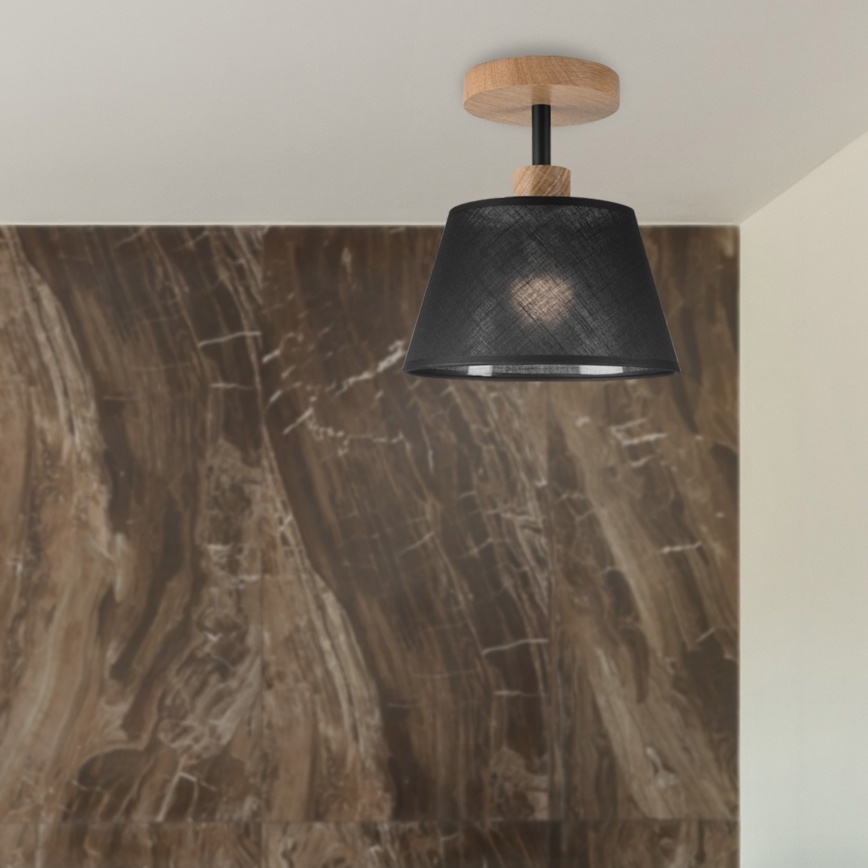 Brilagi - LED  Lámpara de techo ANTHONY 1xE14/60W/230V roble/negro