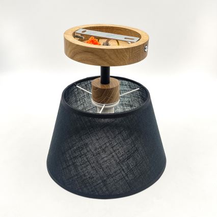 Brilagi - LED  Lámpara de techo ANTHONY 1xE14/60W/230V roble/negro