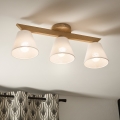 Brilagi - LED  Lámpara de techo ANTHONY 3xE14/40W/230V roble/blanco