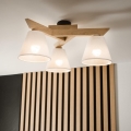 Brilagi - LED  Lámpara de techo ANTHONY 3xE14/40W/230V roble/blanco