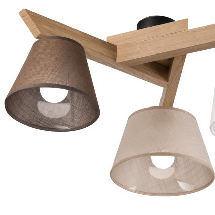 Brilagi - LED  Lámpara de techo ANTHONY 3xE14/40W/230V roble