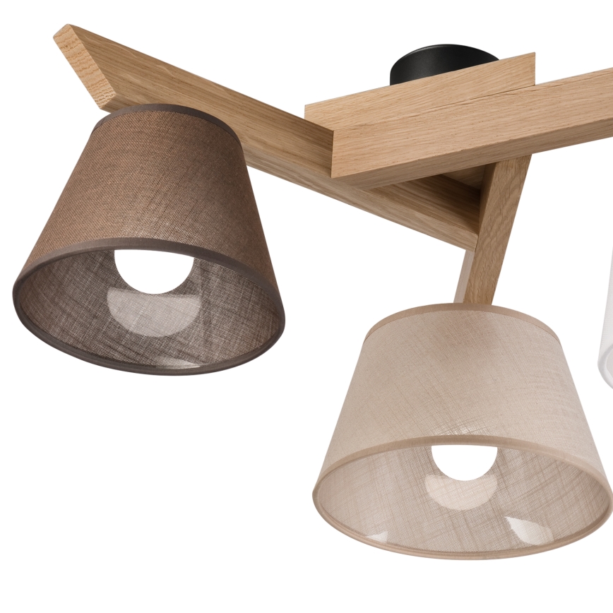 Brilagi - LED  Lámpara de techo ANTHONY 3xE14/40W/230V roble