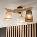 Brilagi - LED  Lámpara de techo ANTHONY 3xE14/40W/230V roble