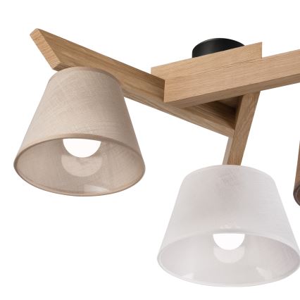 Brilagi - LED  Lámpara de techo ANTHONY 3xE14/40W/230V roble