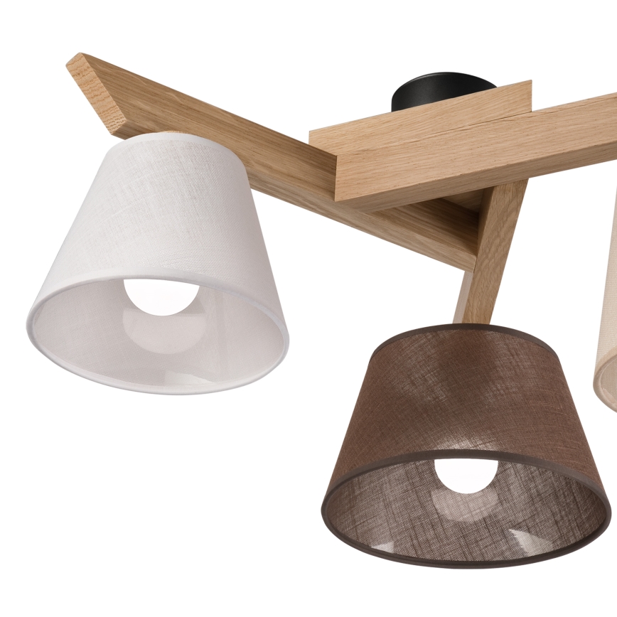 Brilagi - LED  Lámpara de techo ANTHONY 3xE14/40W/230V roble