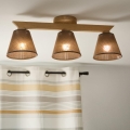 Brilagi - LED  Lámpara de techo ANTHONY 3xE14/40W/230V roble/marrón