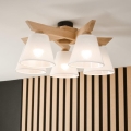 Brilagi - LED  Lámpara de techo ANTHONY 5xE14/40W/230V roble/blanco