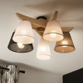 Brilagi - LED  Lámpara de techo ANTHONY 5xE14/40W/230V roble