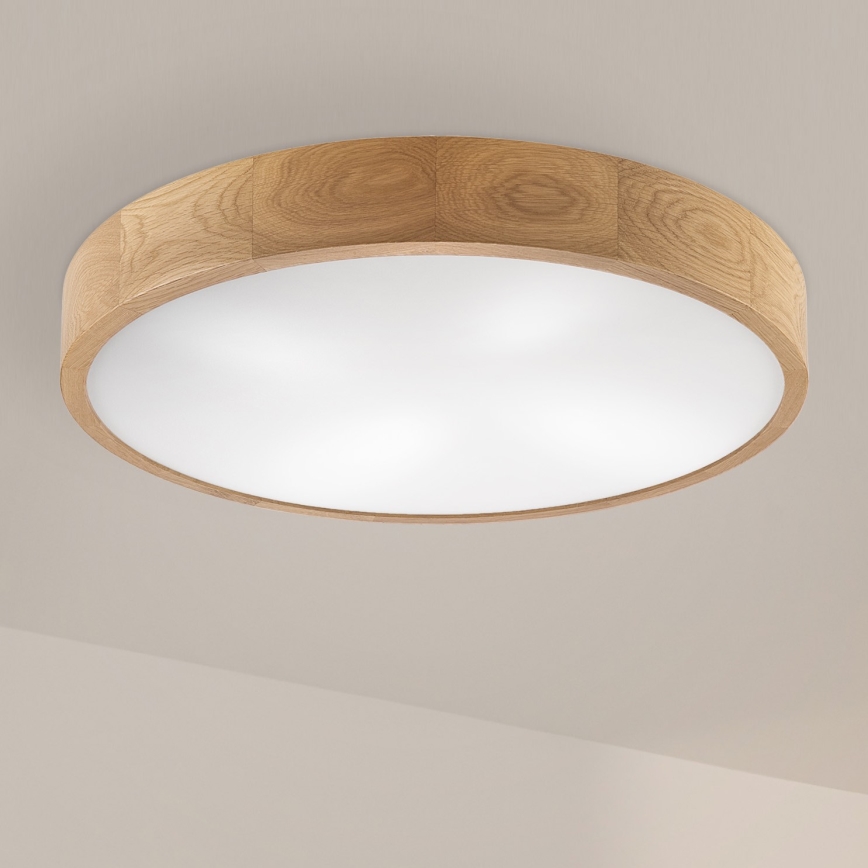 Brilagi - LED Lámpara de techo CARVALHO 4xE27/60W/230V roble ø 57,5 cm