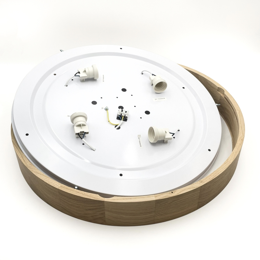 Brilagi - LED Lámpara de techo CARVALHO 4xE27/60W/230V roble ø 57,5 cm