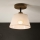 Brilagi - LED Lámpara de techo empotrada ANTHONY 1xE14/60W/230V roble nogal/beige