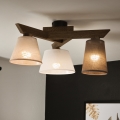 Brilagi - LED Lámpara de techo empotrada ANTHONY 3xE14/40W/230V roble nogal