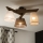 Brilagi - LED Lámpara de techo empotrada ANTHONY 3xE14/40W/230V roble nogal