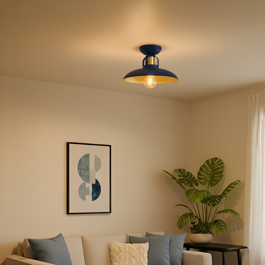 Brilagi - LED Lámpara de techo FLAMENGO 1xE27/60W/230V azul