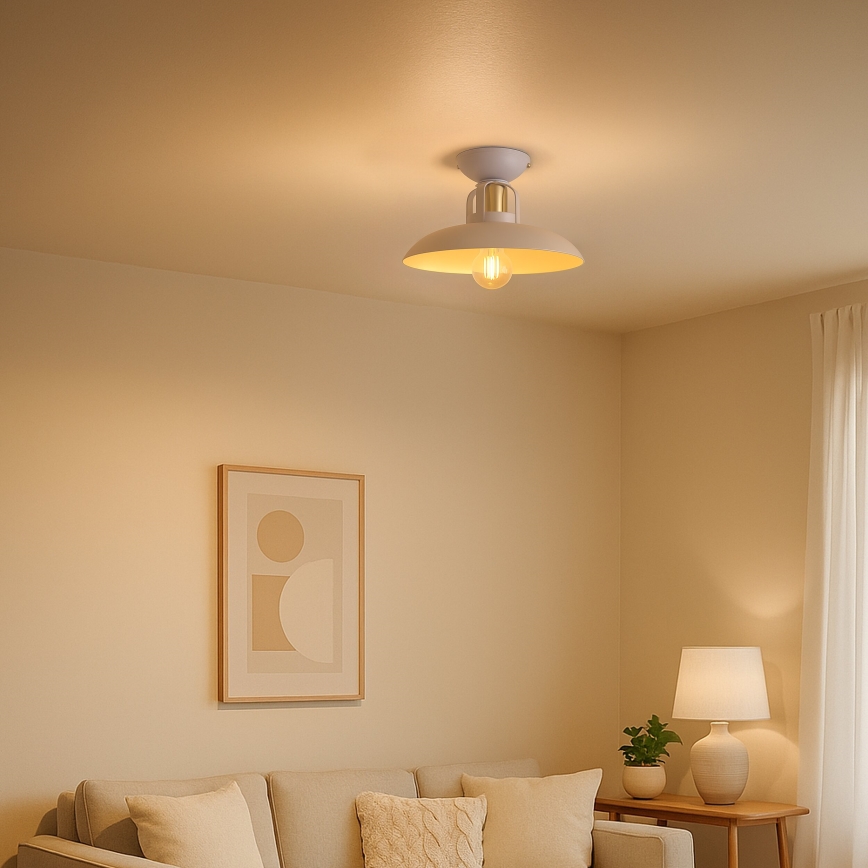 Brilagi - LED Lámpara de techo FLAMENGO 1xE27/60W/230V beige