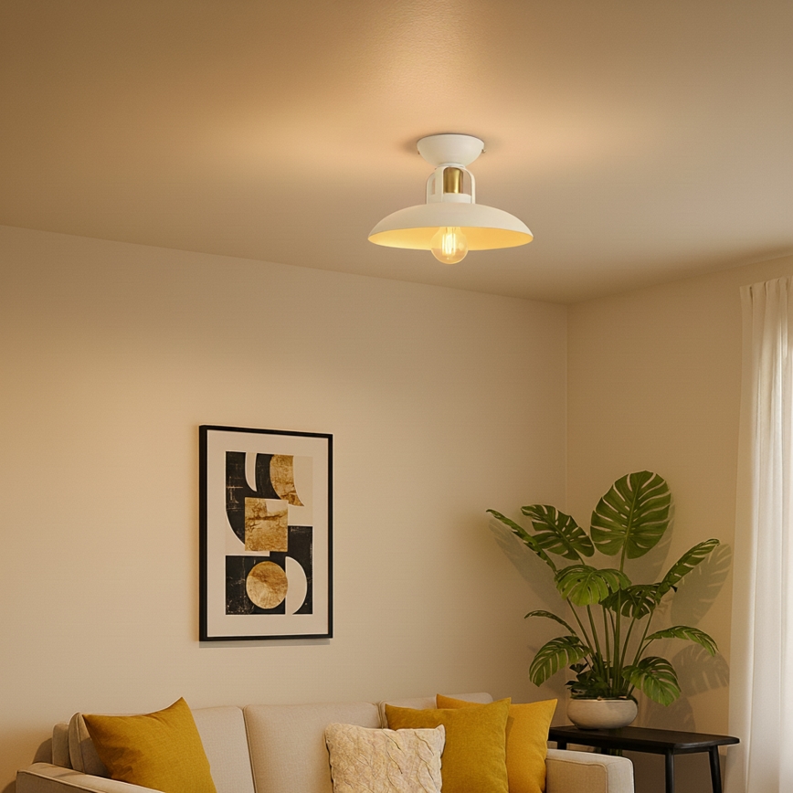 Brilagi - LED Lámpara de techo FLAMENGO 1xE27/60W/230V blanco