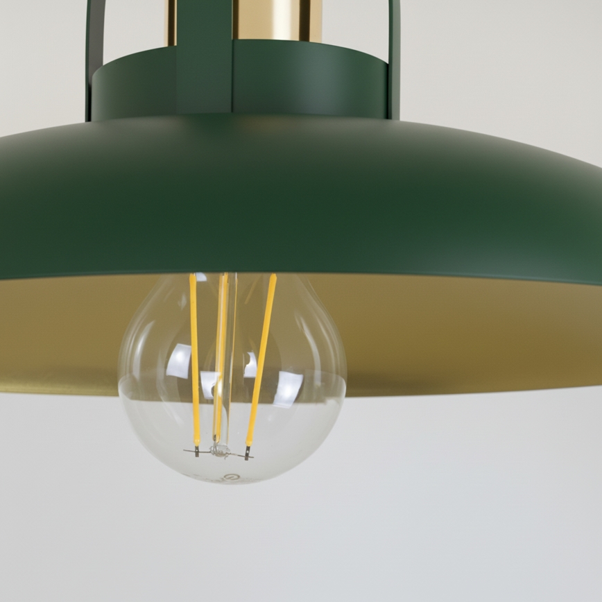 Brilagi - LED Lámpara de techo FLAMENGO 1xE27/60W/230V verde