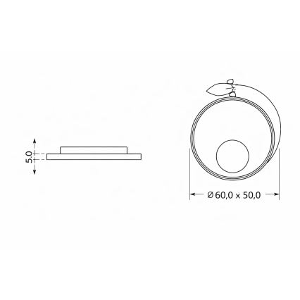 Brilagi - LED lámpara de techo infantil STARSHIP LED/64W/230V 3000/4500/6000K azul