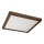 Brilagi - LED Lámpara de techo para baño WOODY FRAME LED/50W/230V 60x60 cm IP44 nogal