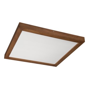 Brilagi - LED Lámpara de Techo para Baño WOODY FRAME LED/50W/230V 60x60 cm IP44 roble cereza