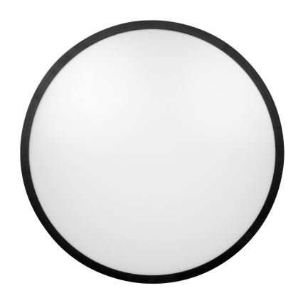 Brilagi - Luminaria de techo LED para baño ZENNA LED/18W/230V Ø 29,5 cm IP44 negra