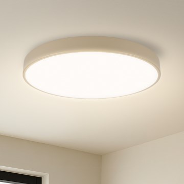 Brilagi - LED Lámpara de techo regulable POOL LED/60W/230V 3000-6000K 50 cm beige + mando a distancia