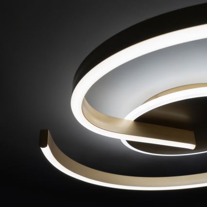 Brilagi - Lámpara de techo LED regulable SPIRAL LED/56W/230V, diámetro 50 cm, 3000/4000/6000K + mando a distancia