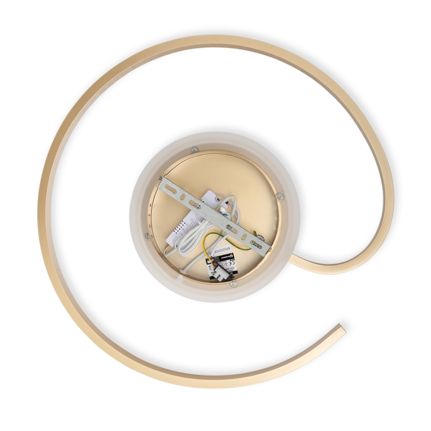 Brilagi - Lámpara de techo LED regulable SPIRAL LED/56W/230V, diámetro 50 cm, 3000/4000/6000K + mando a distancia