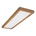 Brilagi - LED Lámpara de techo WOODY FRAME LED/40W/230V 120x30 cm IP44 roble