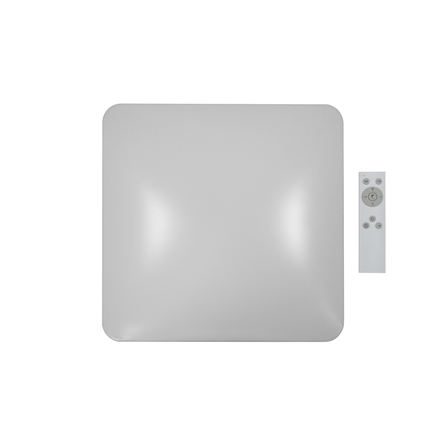 Brilagi - Luminaria de techo LED regulable VELVET SQUARE SMART LED/36W/230V 60x60 cm 2700-6500K Wi-Fi Tuya + control remoto verde menta