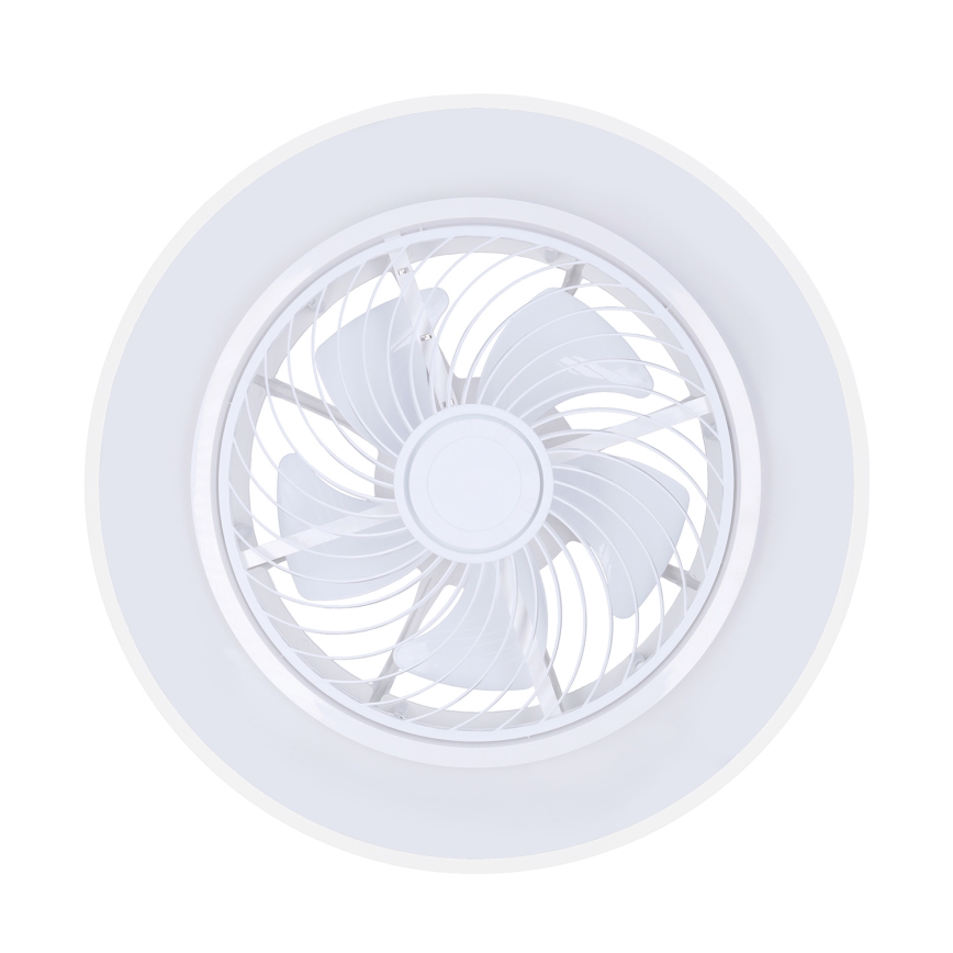 Brilagi - Lámpara de techo LED regulable con ventilador LED/30W/230V 3000-6500K blanca + mando a distancia