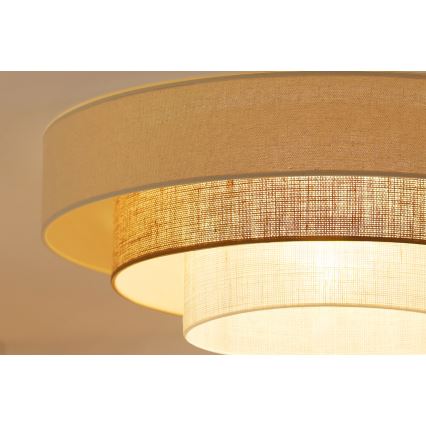 Brilagi - Lámpara de techo LED DENVER LUNETA LED/12W/230V Ø 60 cm 3000K/4000K/6400K beige/crema