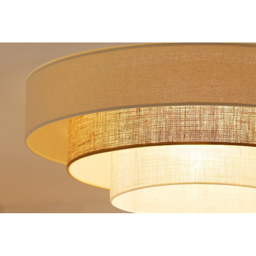 Brilagi - Lámpara de techo LED DENVER LUNETA LED/12W/230V Ø 60 cm 3000K/4000K/6400K beige/crema