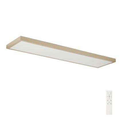 Brilagi - Plafón LED regulable para baño FRAME SMART LED/50W/230V 120x30 cm 3000-6000K IP44 beige + mando a distancia