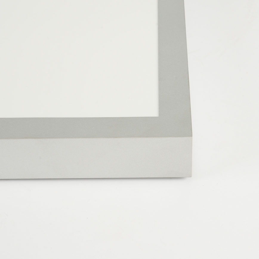 Brilagi - Lámpara LED regulable para techo de baño FRAME SMART LED/50W/230V 120x30 cm 3000-6000K IP44 plateada + mando a distancia