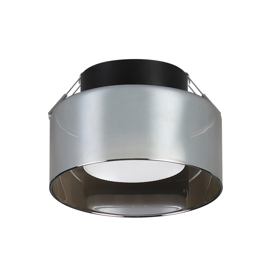 Brilagi - LED Luminaria empotrada AURA LUX 1xGX53/30W/230V Ø 13 cm, negro/ahumado