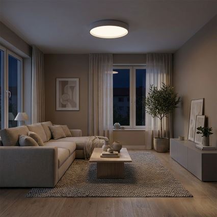 Brilagi - Lámpara de techo LED regulable NANCI LED/60W/230V 3000-6500K Ø 49 cm blanca + mando a distancia