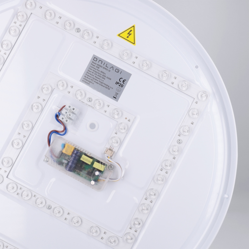 Brilagi - Lámpara de techo LED regulable NANCI LED/60W/230V 3000-6500K Ø 49 cm blanca + mando a distancia