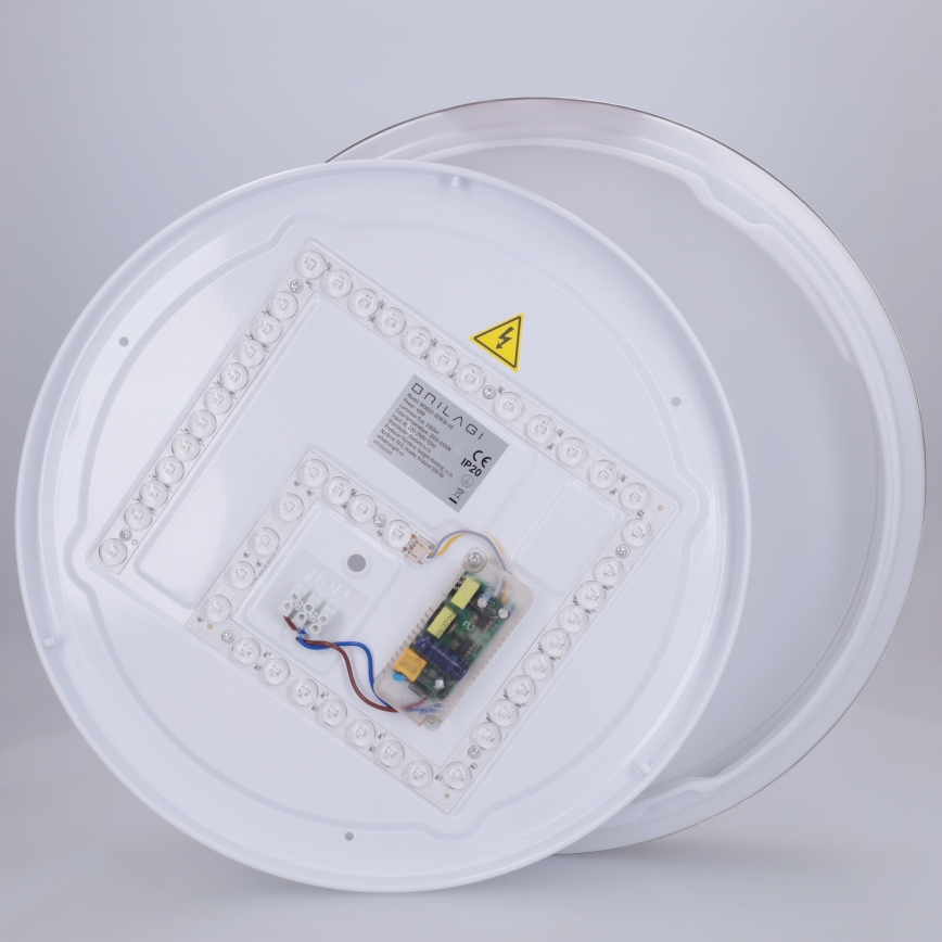 Brilagi - Luminaria de techo LED regulable FANCIA LED/48W/230V 3000-6500K Ø 39 cm antracita + mando a distancia