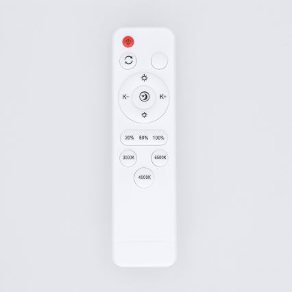 Brilagi - Luminaria de techo LED regulable FANCIA LED/48W/230V 3000-6500K Ø 39 cm antracita + mando a distancia