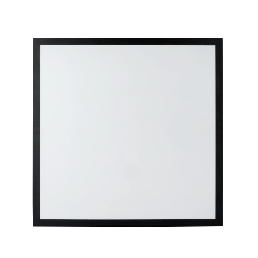 Brilagi - Luminaria de techo regulable para baño FRAME SMART LED/50W/230V 60x60 cm 3000-6000K IP44 negra + mando a distancia